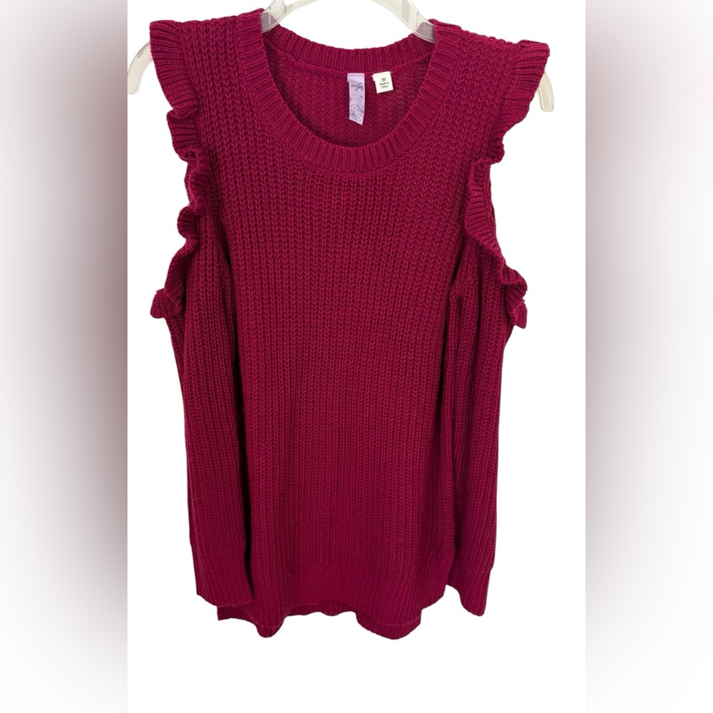 Alya Cold Shoulder Sweater Size Medium
